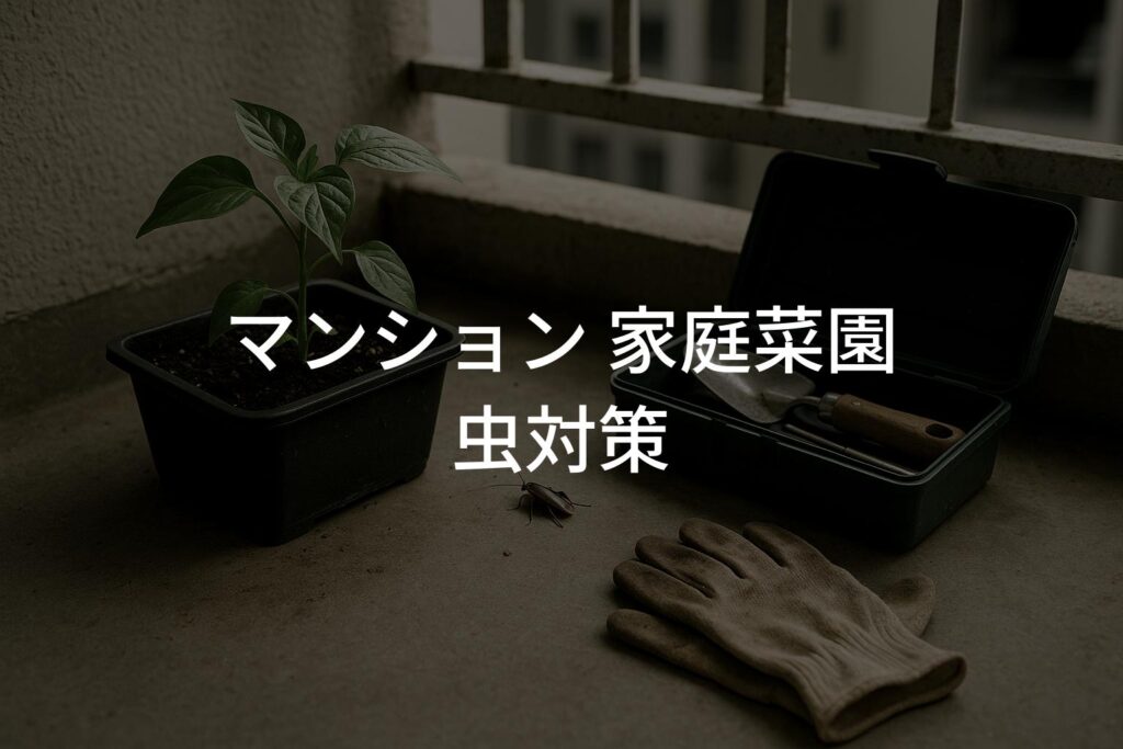 マンション家庭菜園のゴキブリ対策と虫が減る育て方のコツ