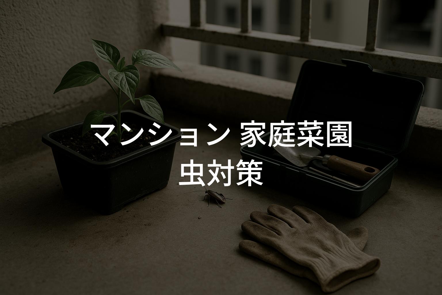 マンション家庭菜園のゴキブリ対策と虫が減る育て方のコツ