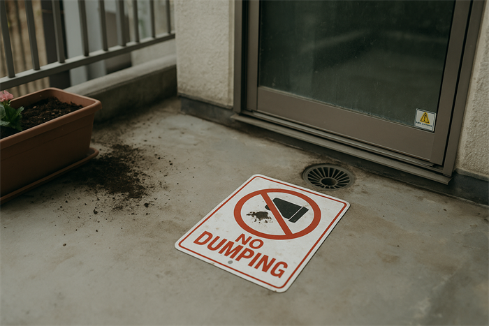 賃貸ベランダでプランターの土が流れる時の注意点5つ