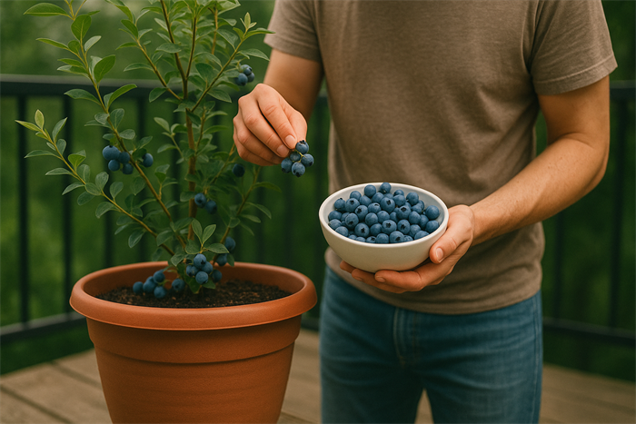 ブルーベリーのプランターサイズと栽培管理のコツ