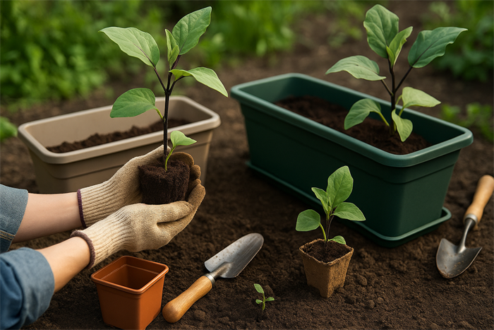 ナスのプランターサイズ別育て方