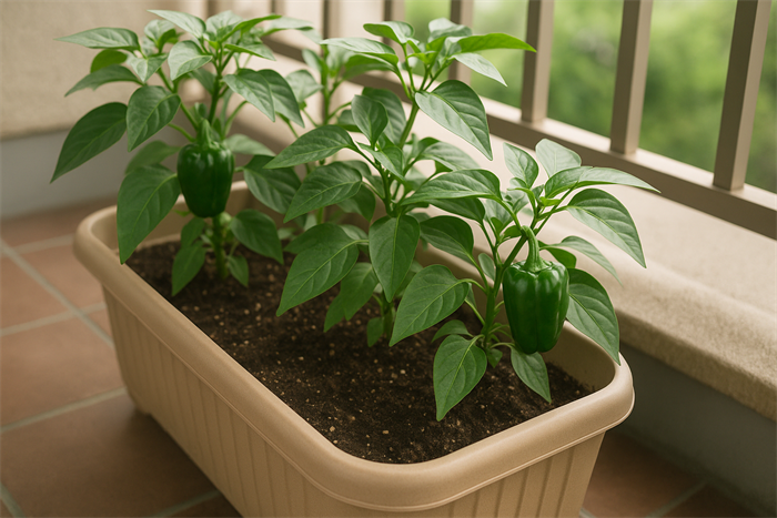 ピーマンのプランターサイズと育て方のコツ