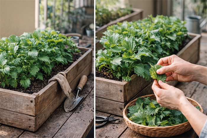 大葉のプランターサイズで収穫量を増やすコツ