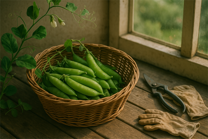 スナップエンドウのプランターサイズの基本目安
