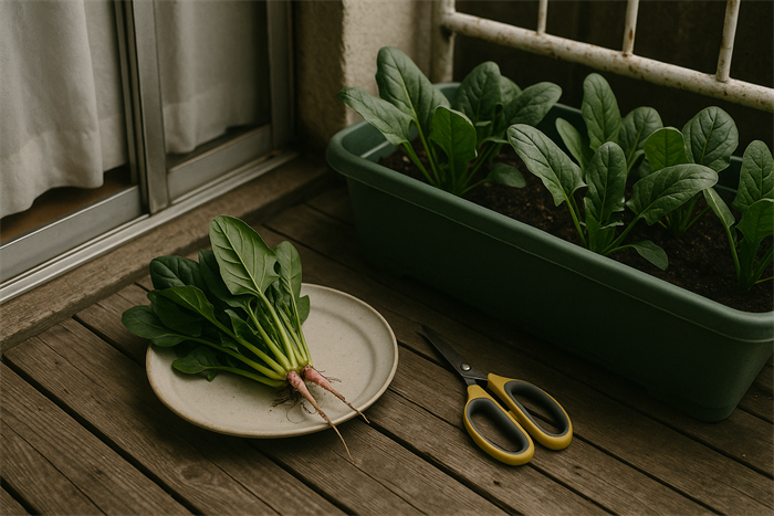 ほうれん草のプランターサイズの基準