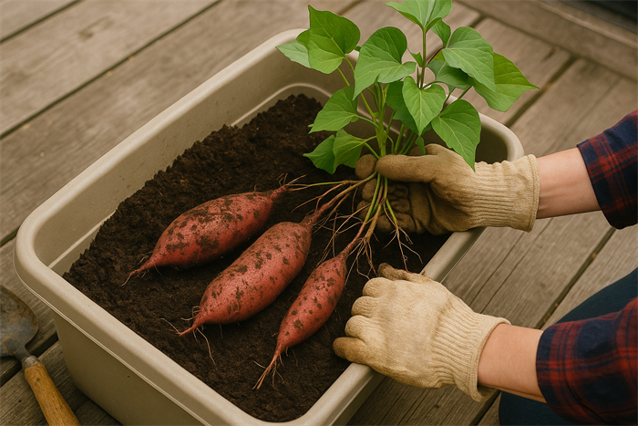 さつまいものプランターサイズで収穫量を上げる方法