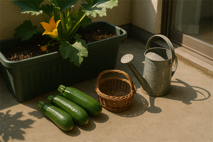 ズッキーニのプランターサイズ別の育て方